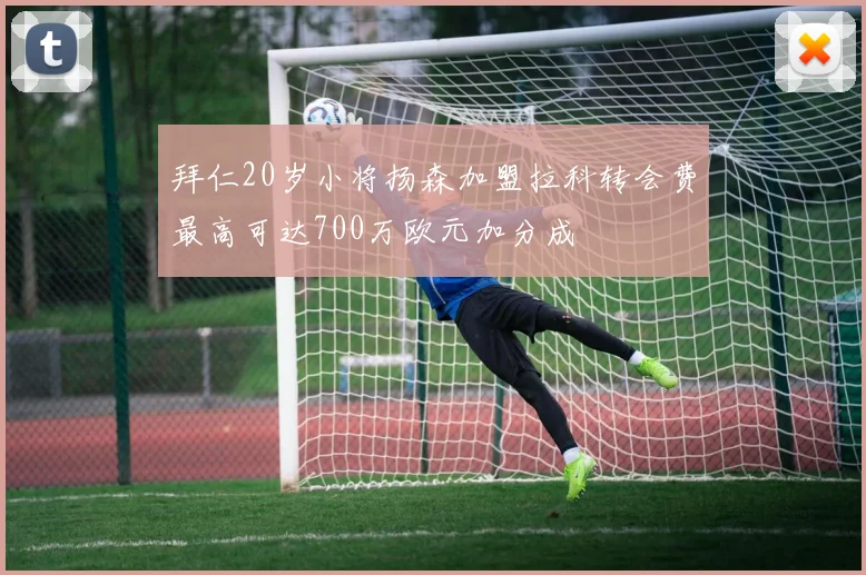 拜仁20岁小将扬森加盟拉科转会费最高可达700万欧元加分成